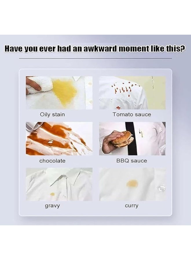 مناديل إزالة بقع الملابس الفورية  متعددة الاستخدامات لإزالة البقع الصعبة - مبللة معبأة فرديًا – (8 مناديل) - Image 4